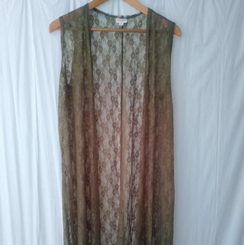 Like new Med olive green lace joy